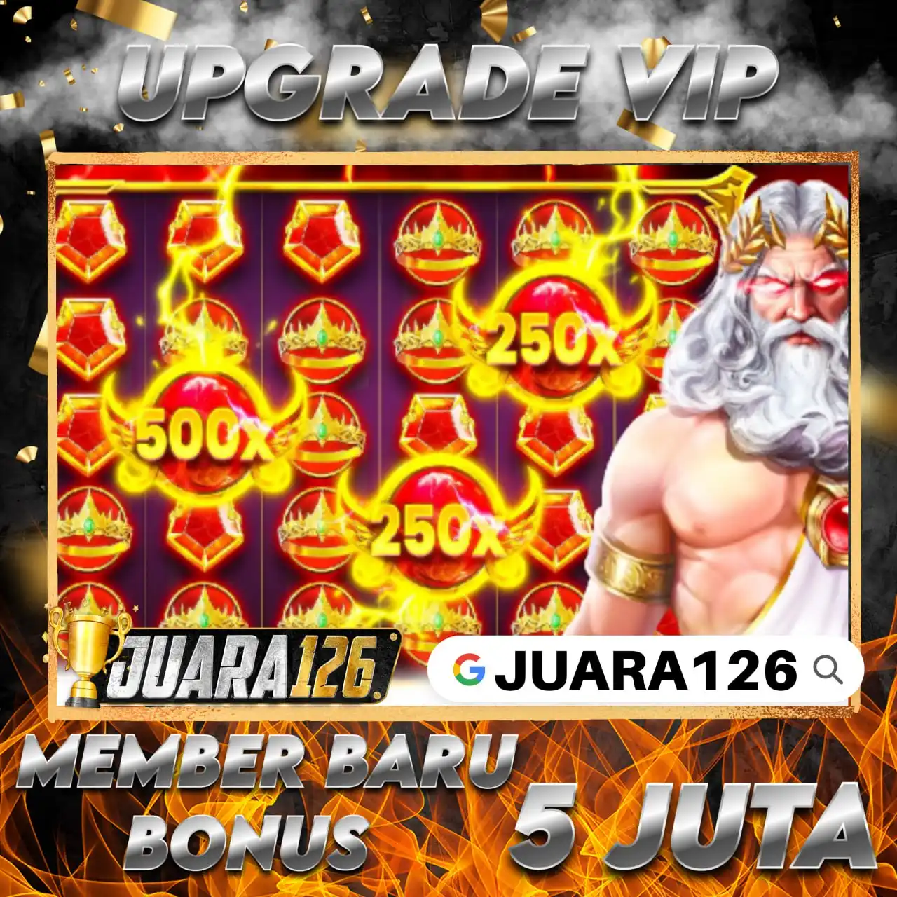 JUARA126 - Platform Festival Game Online Masa Kini No.1 Di Indonesia image 1